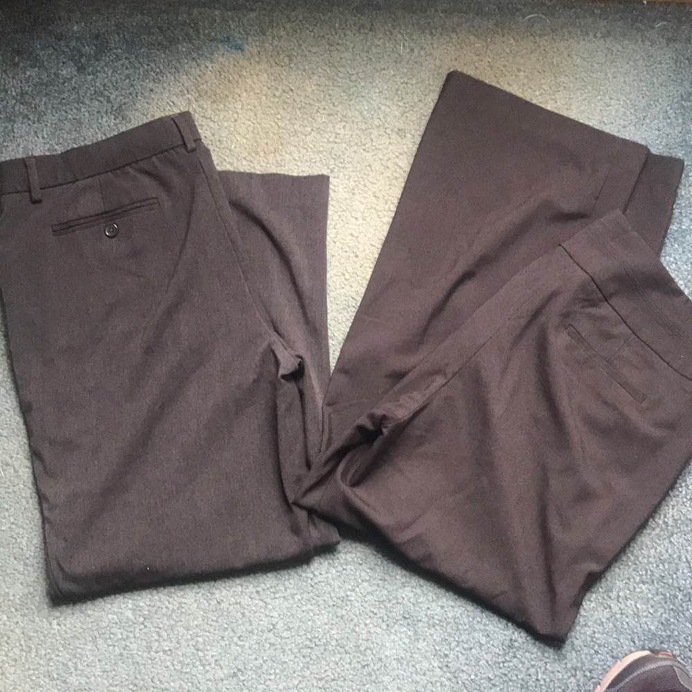 2 pairs of dress pants size 16 short
